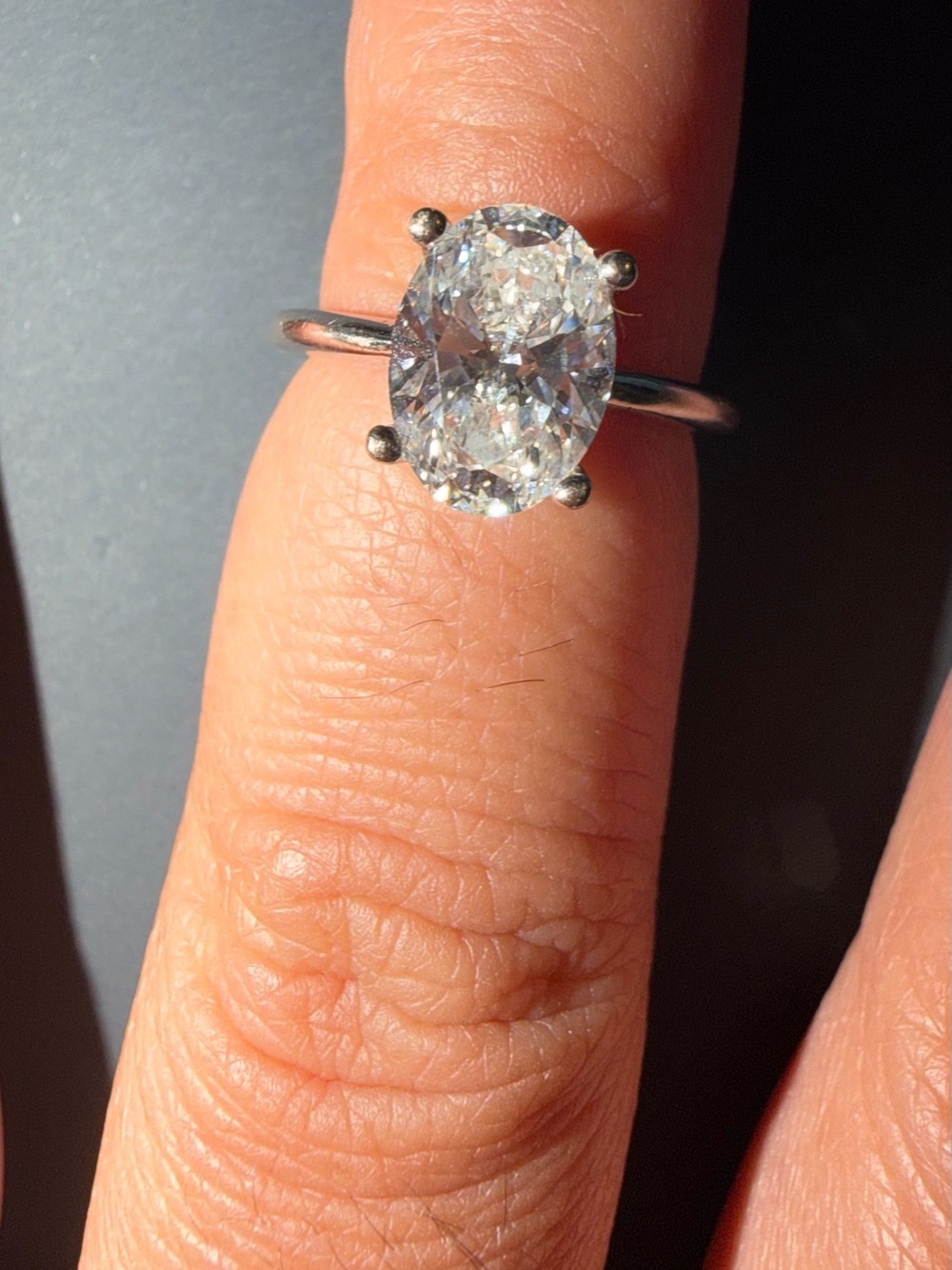 Basket Set Classic Oval cut Engagement Ring